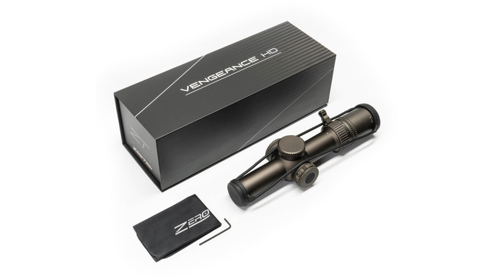 ZeroTech Optics Vengeance HD 1-10x28mm LPVO 34mm Tube Rifle Scope, First Focal Plane