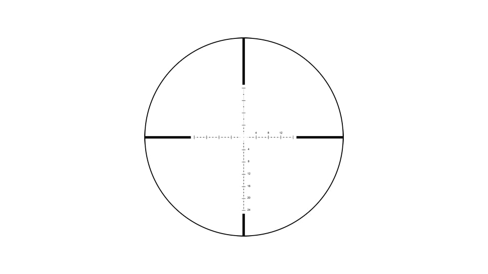 ZeroTech Optics Vengeance 3-12x40mm 1 inch Tube Rifle Scope, Second Focal Plane