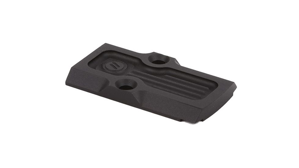 ZEV Technologies RMR Adapter Plate, Stainless Steel, for slides, Black, Small ADAP-RMR-SS-45-BLNK-SM
