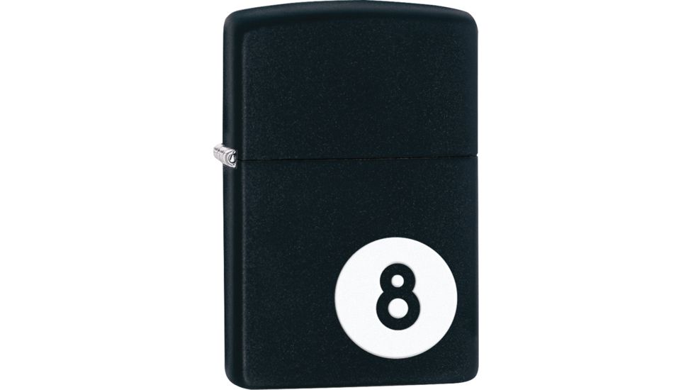 Zippo 8-Ball Black Matte Lighter ZO28432