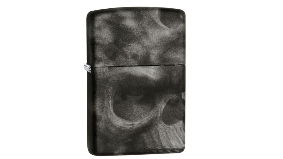 Zippo Classic Lighter with Skull Soft Touch Design 4010767
