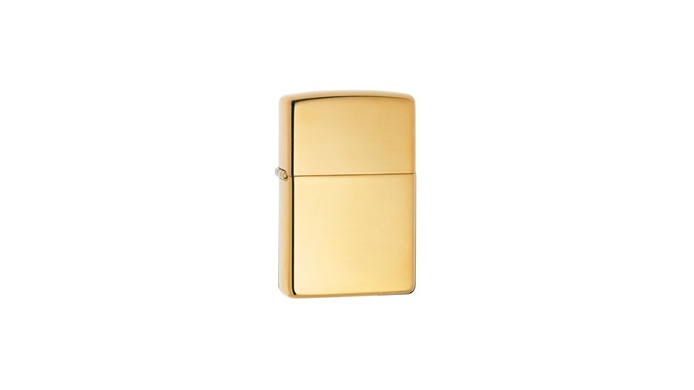 Zippo Classic Style Lighter, High Polish Brass 254B