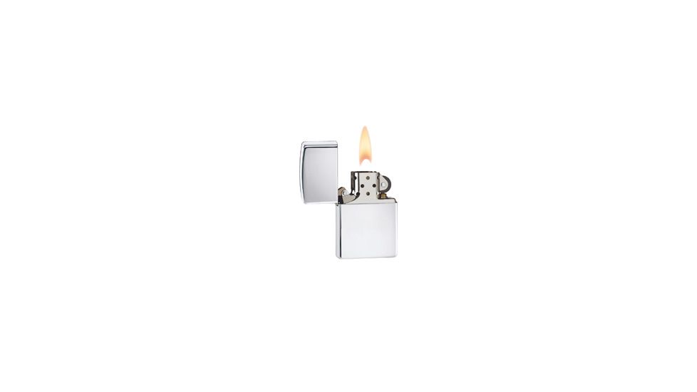 Zippo Classic Style Lighter, High Polish Chrome 250