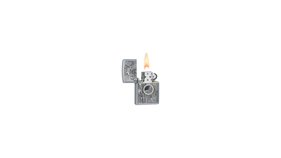 Zippo Joined Forces Classic Style Lighter, Street Chrome 24457