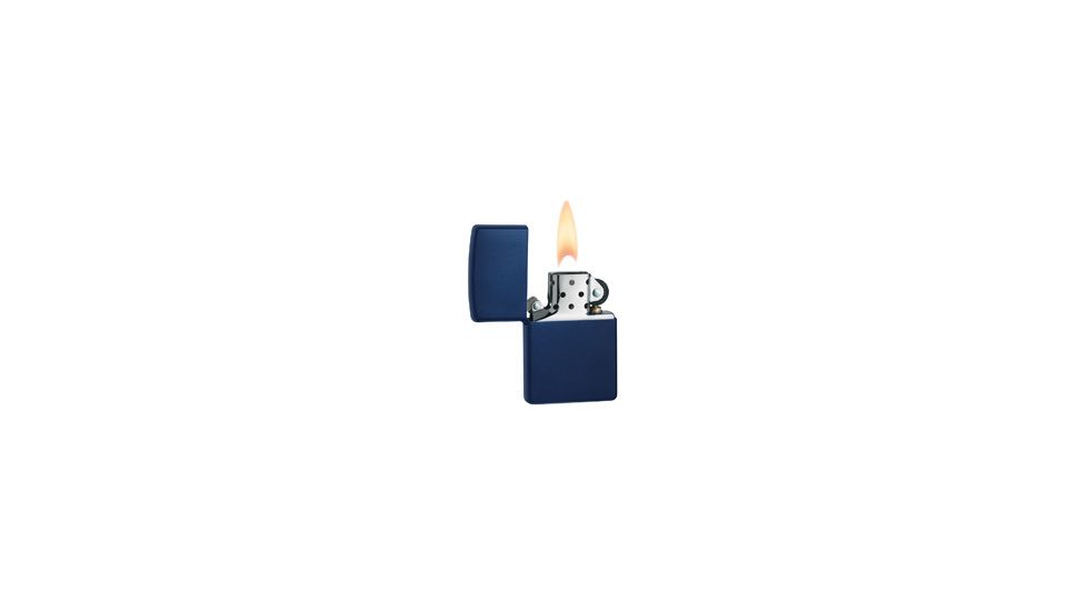 Zippo Classic Style Lighter, Navy Matte 239