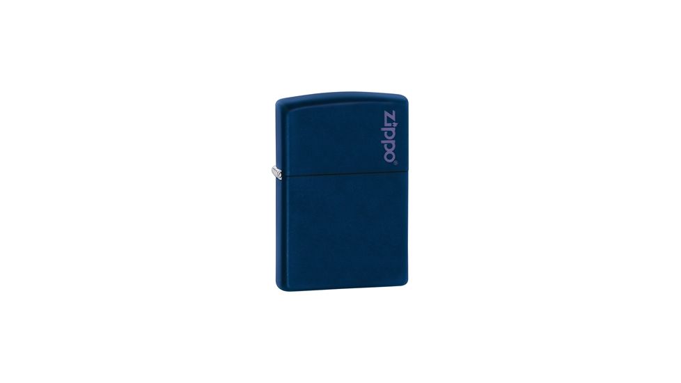 Zippo Classic Style Lighter w/ Zippo Logo, Navy Matte 239ZL