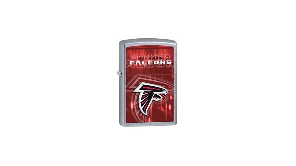 Zippo NFL Falcons, Chrome, Small 28597