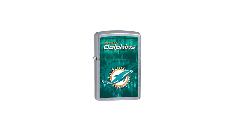 Zippo NFL Miami Dolphins, Chrome, Small 28595