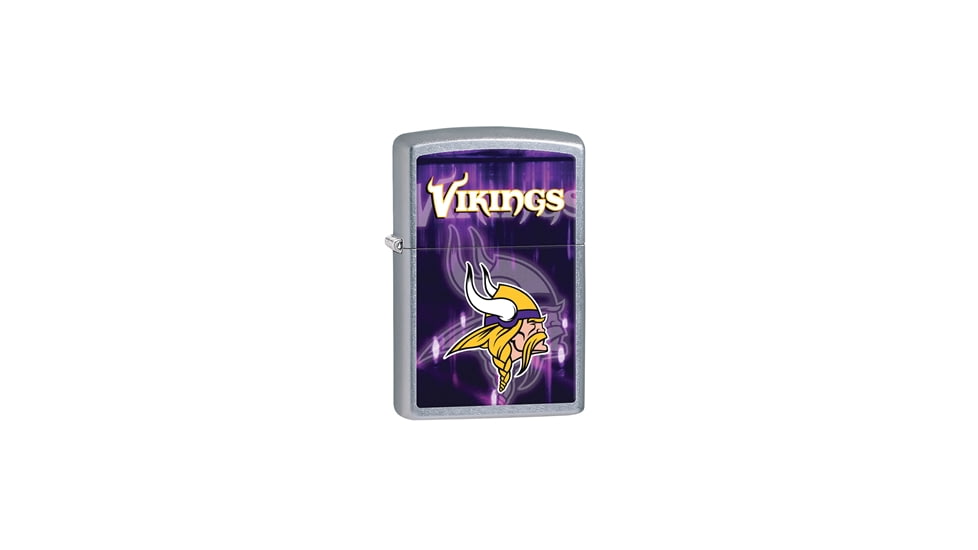Zippo NFL Vikings, Chrome, Small 28615