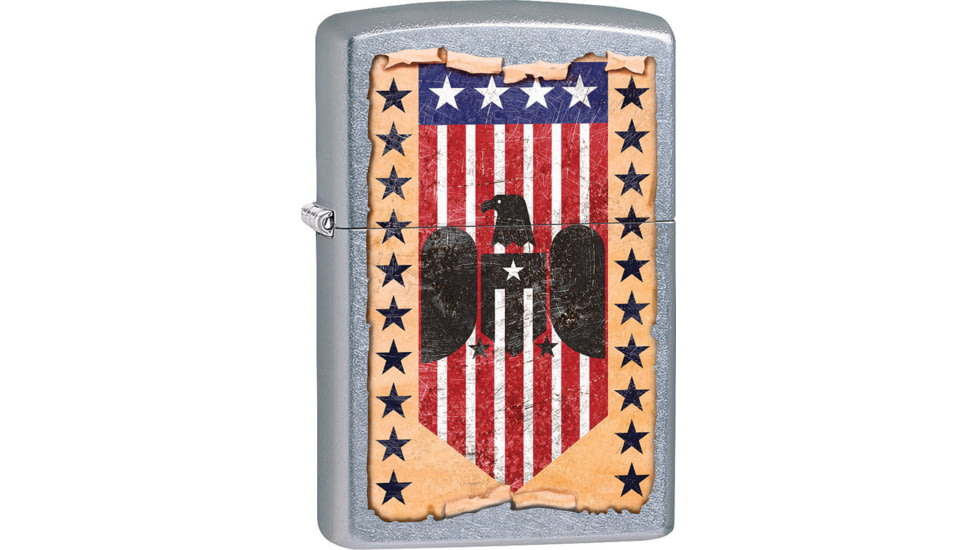 Zippo Patriotic Design Lighter, 1.44 x 2.25, 207-077567