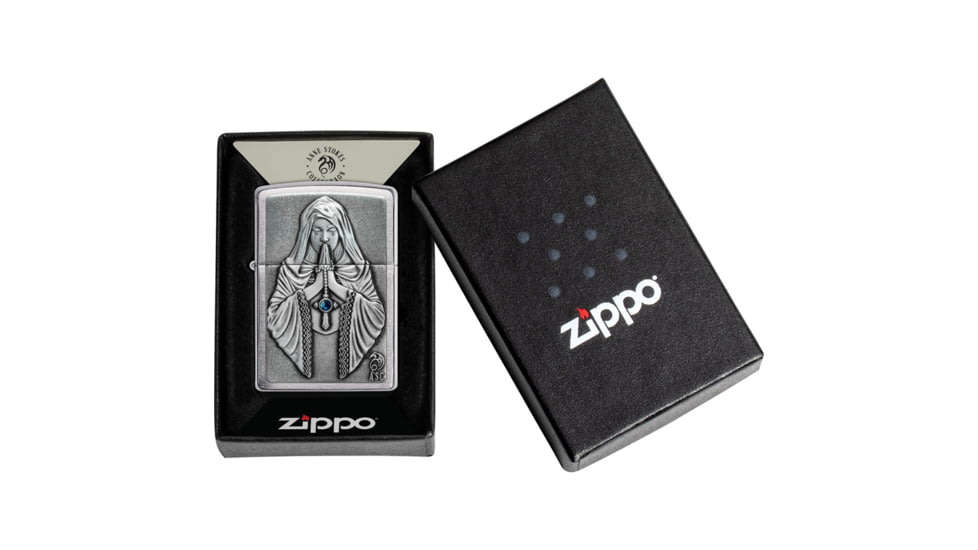 Zippo Praying Woman Emblem