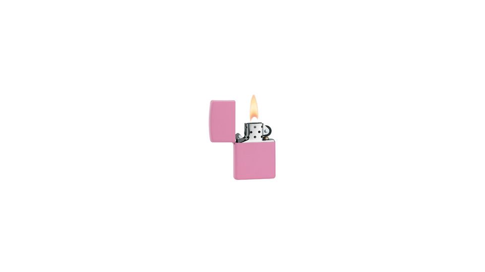 Zippo Classic Style Lighter, Regular Pink Matte 238