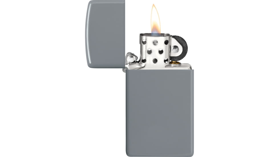 Zippo Slim Lighter Gray No Logo