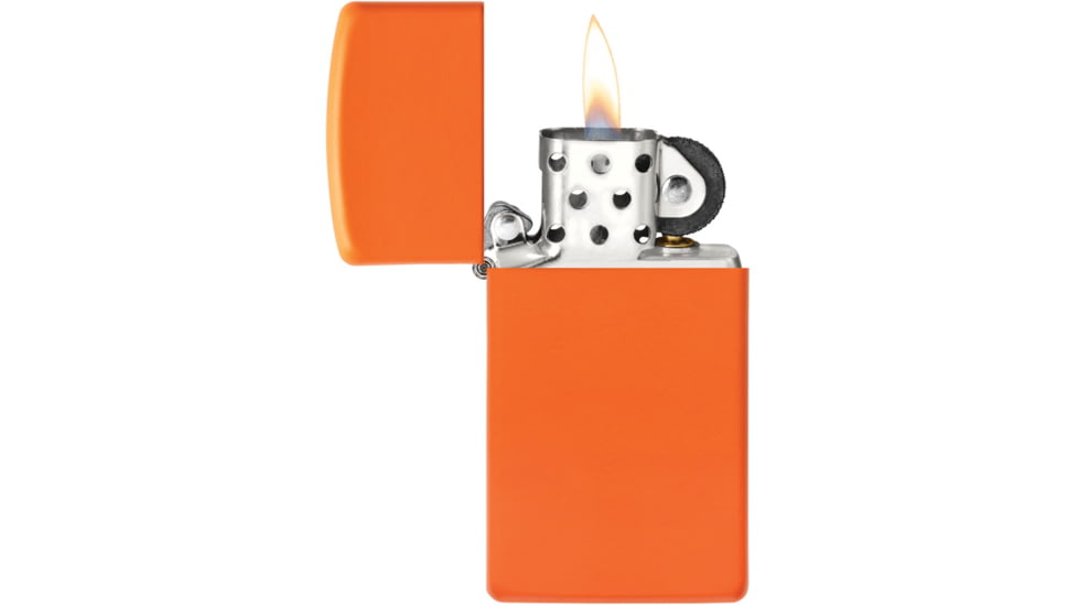Zippo Slim Lighter Orange