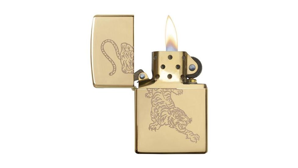Zippo Tiger Design Pocket Lighter 29884