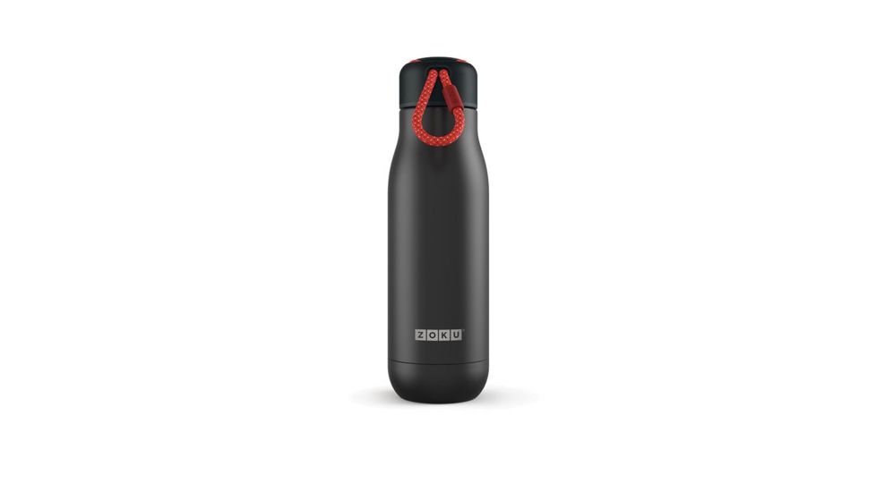 Zoku Stainless Bottle, 18oz, Black, OKU-21330