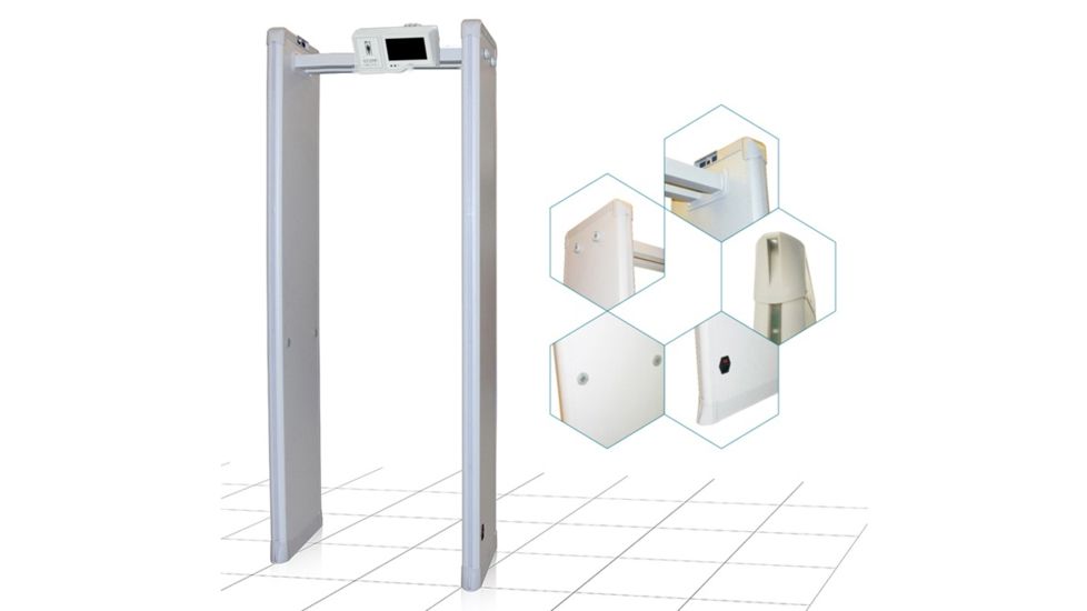 Zorpro 24 Zone Walk Through Metal Detector, Gray ZORPRO24