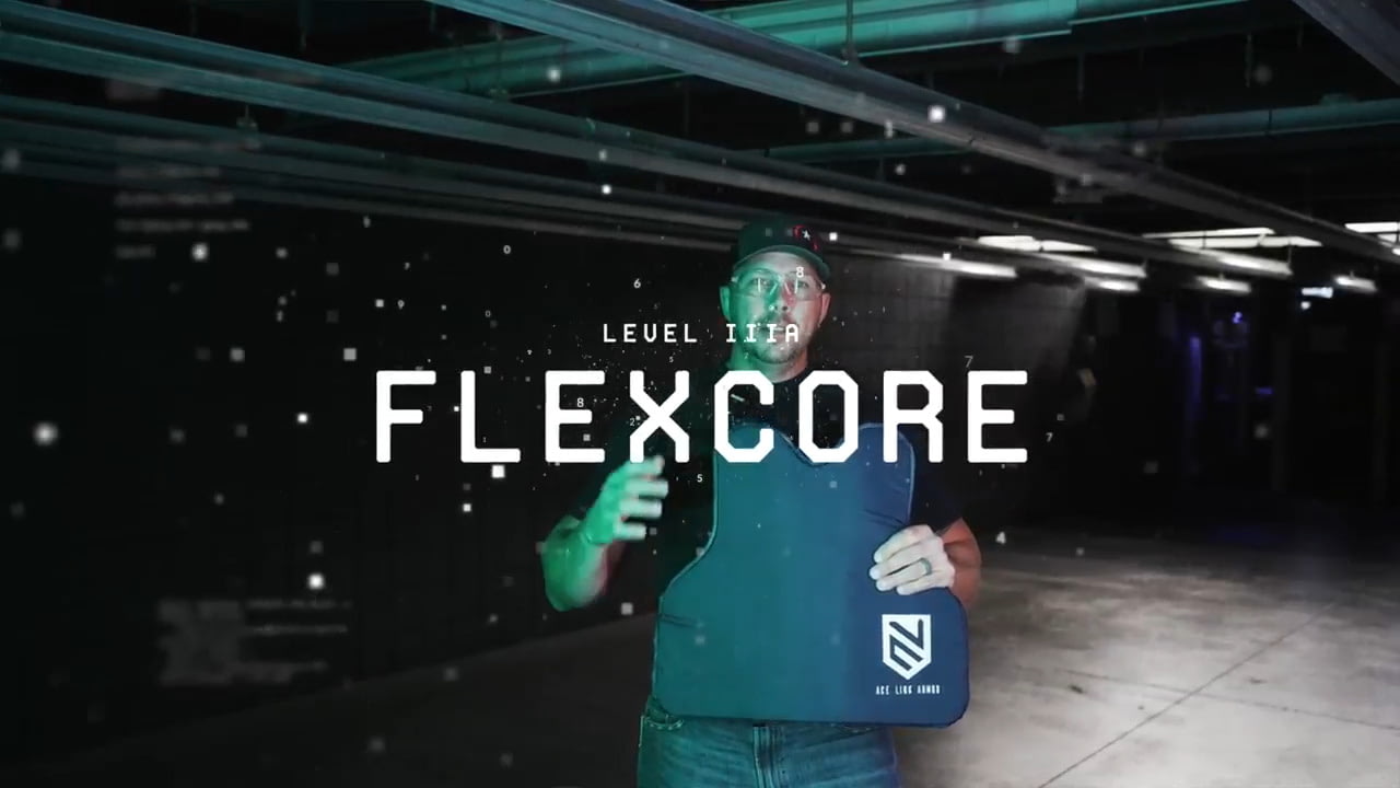 opplanet ace link armor bulletproof vest flexcore panel video