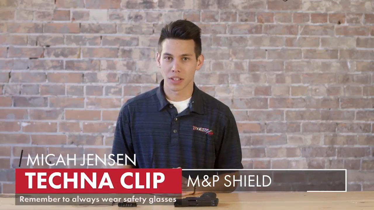 opplanet amend2 techna clip s w m p shield concealed carry clip installation video