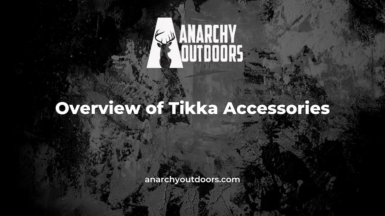opplanet anarchy outdoors tikka t3 t3x and ctr accessory overview video