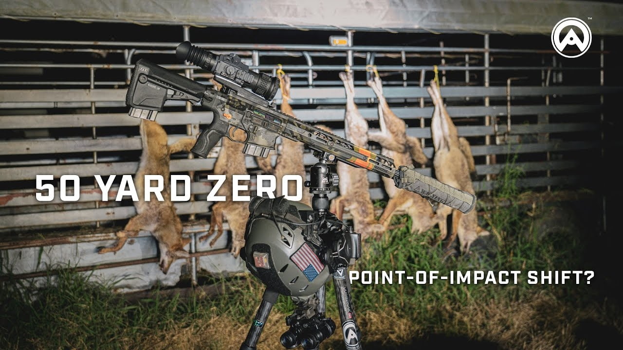 opplanet armasight what is your point of impact doing at 25 100 150 200 yards when youre zerod at 50 yards video