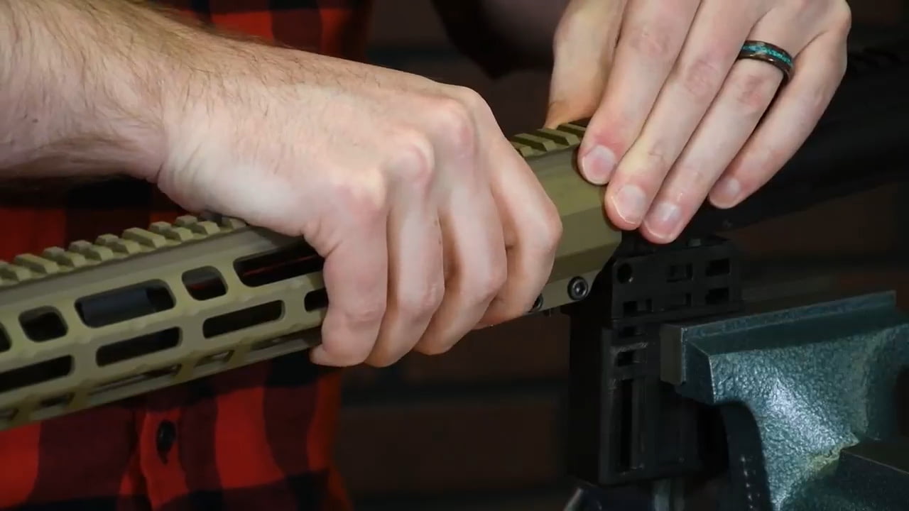 opplanet at3 tactical how to install the spear free float m lok handguard for ar15 video