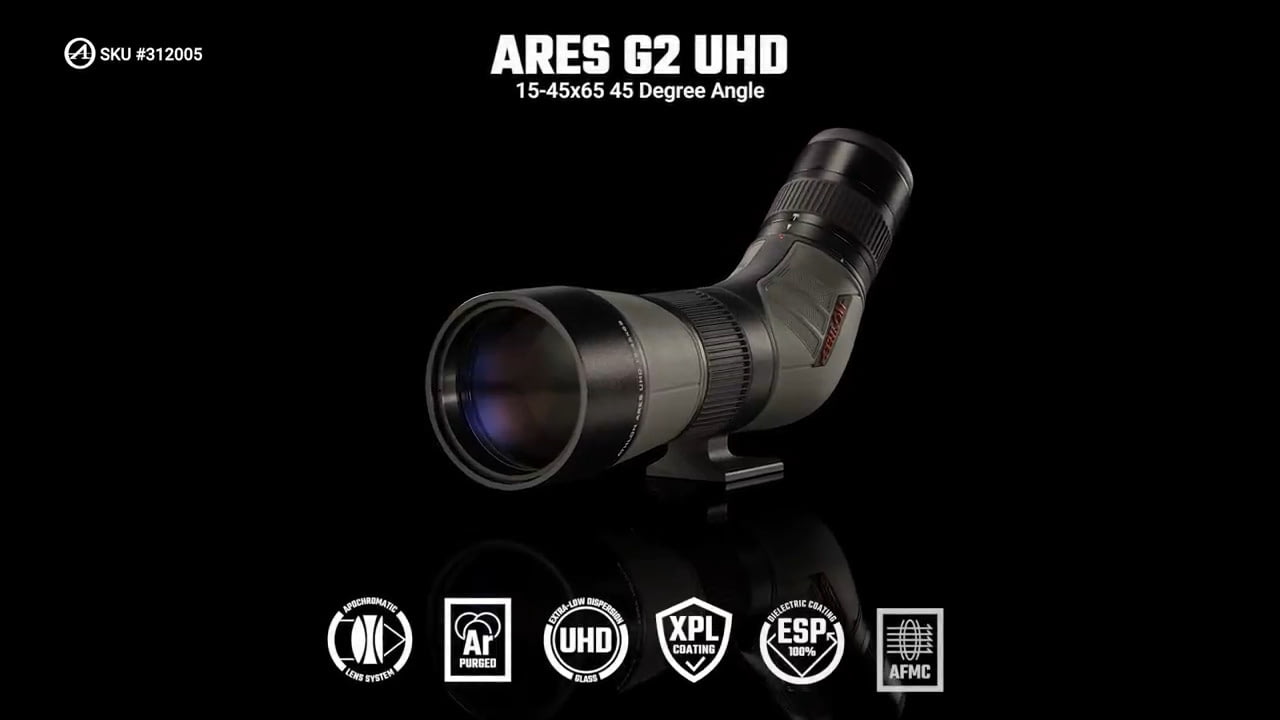 opplanet athlon optics 312005 ares g2 uhd 15 45x65 45 degree features video