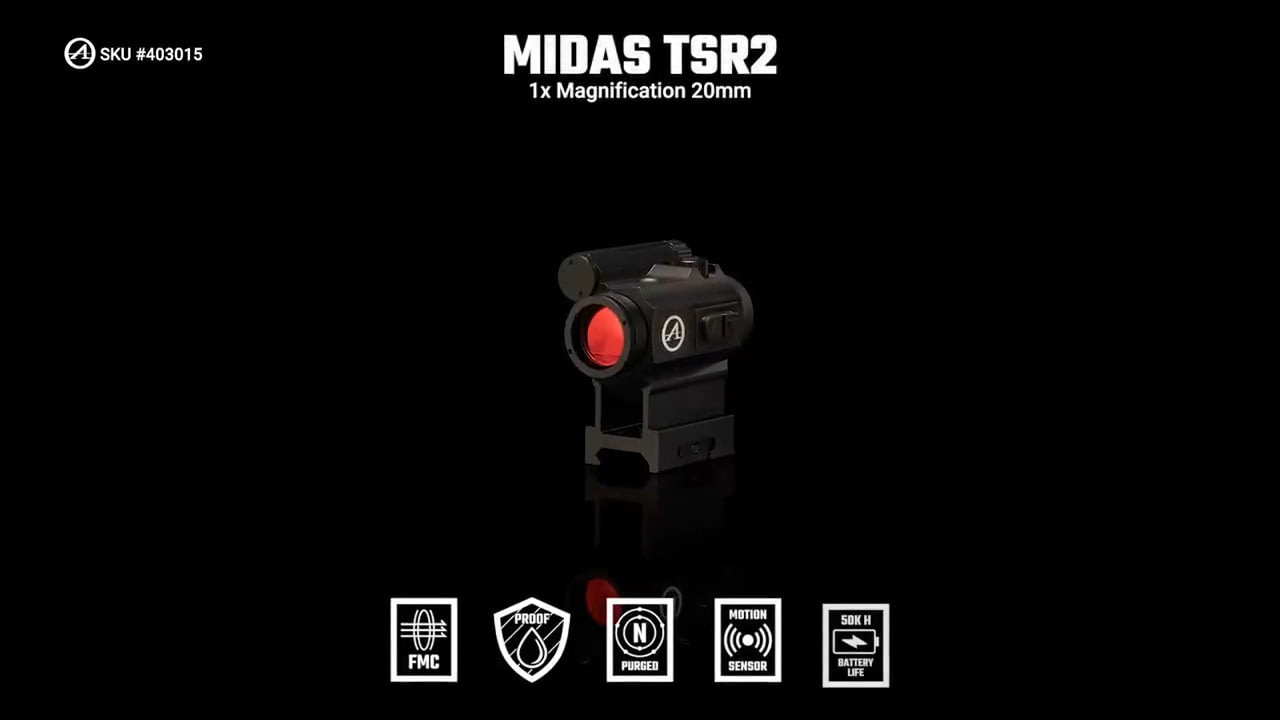 opplanet athlon optics 403015 midas tsr2 red dot 1x magnification features video
