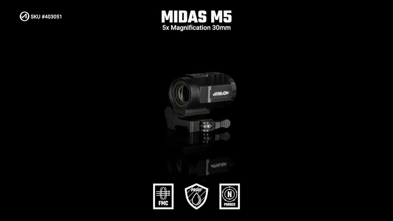 opplanet athlon optics 403051 midas m5 5x magnification features video