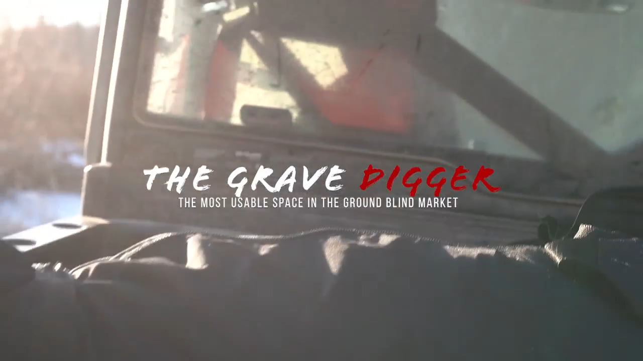 opplanet bog grave digger 4 hub ground blind video