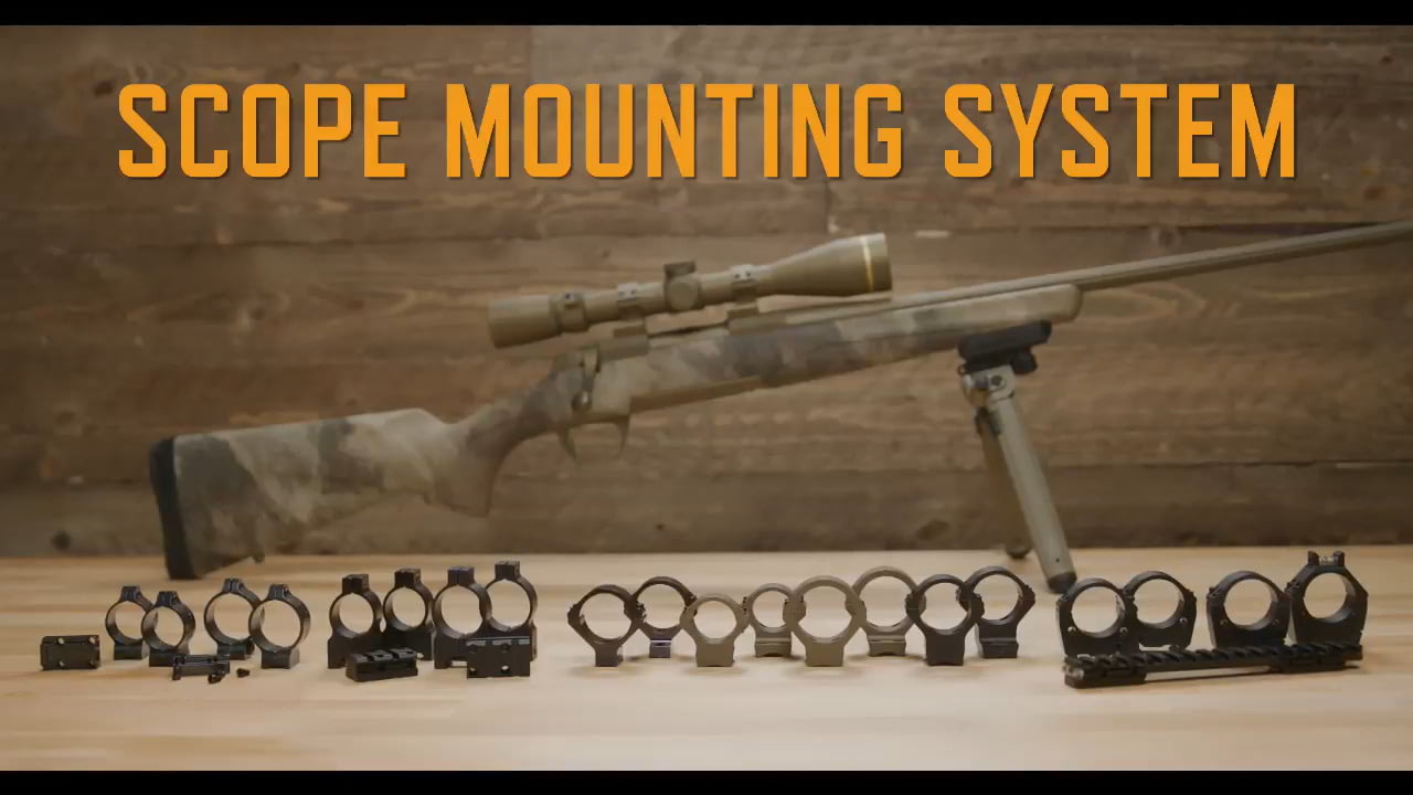 opplanet browning rifle scope mounting options video
