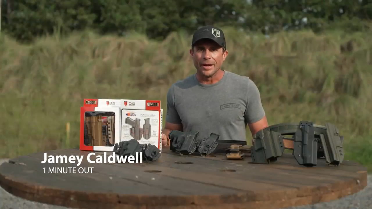 opplanet c g holsters jamey caldwell breaks down the mod1 from 1 minute out video