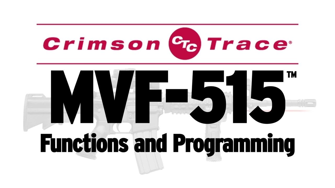 opplanet crimson trace mvf 515 vertical grip video