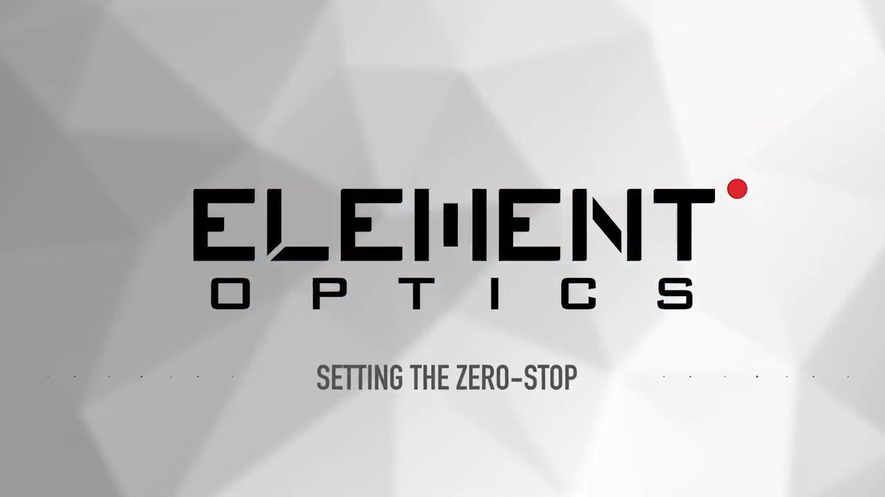 opplanet element optics setting the zero stop video