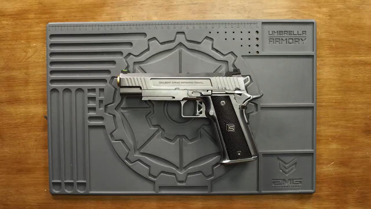 opplanet emg arms sai 2011 full auto gbb pistol fire selector demonstration video