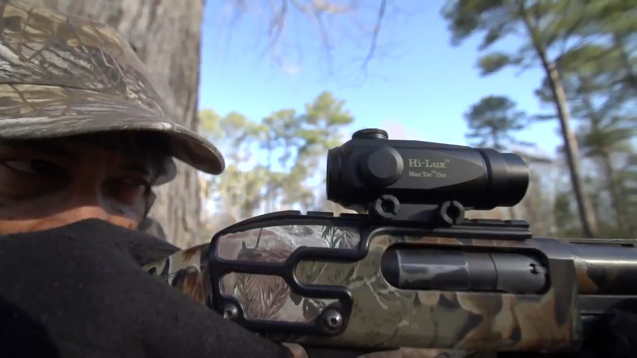 opplanet hi lux mtd30 red dot turkey scope video