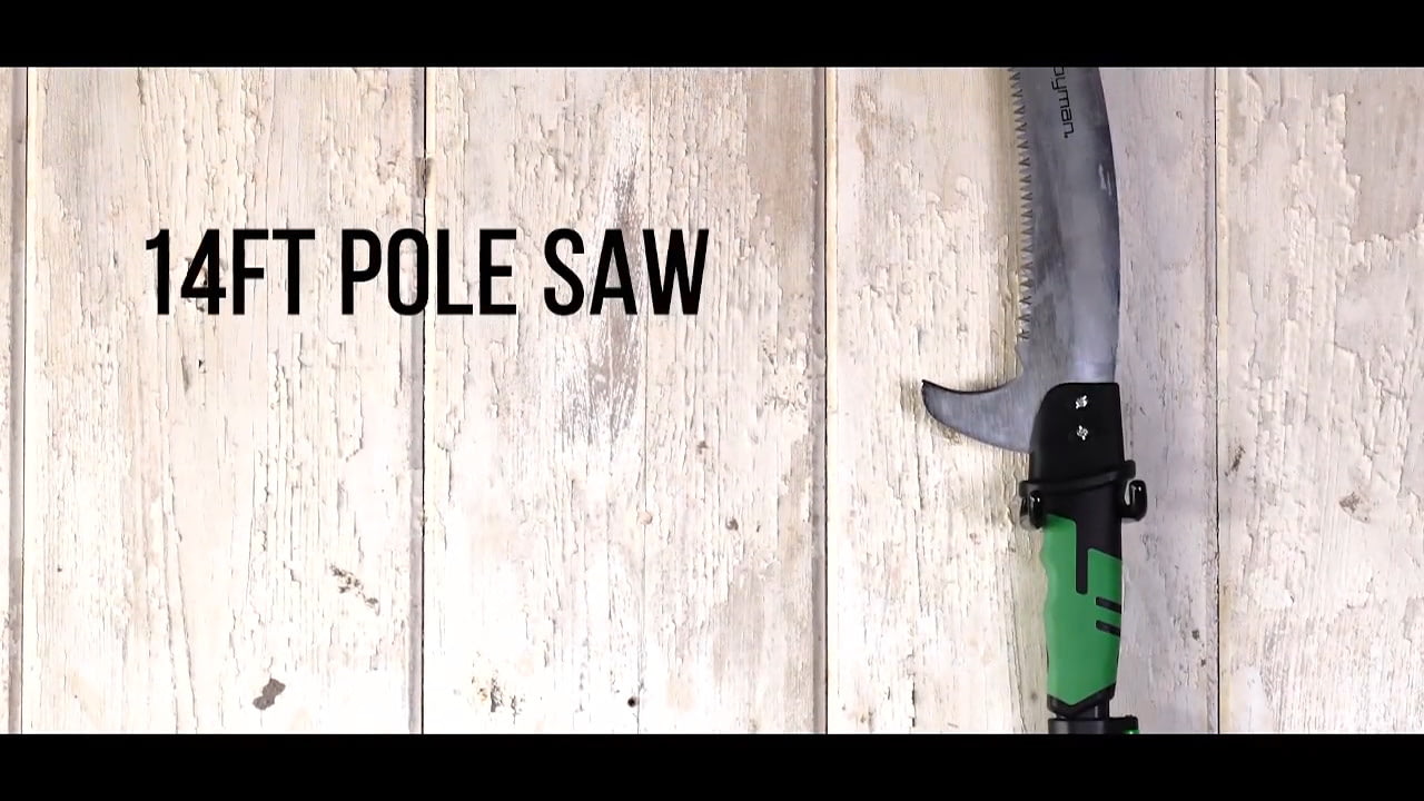 opplanet hooyman 14 ft pole saw video