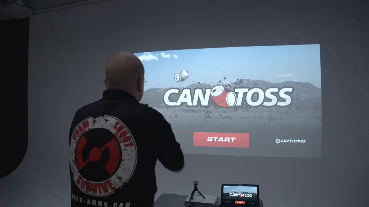 opplanet laser ammo smokeless range system can toss video