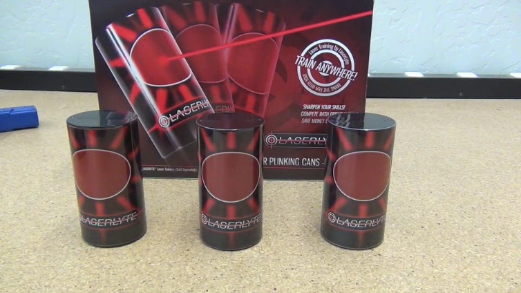 opplanet laserlyte 3 pack trainer target plinking cans flv