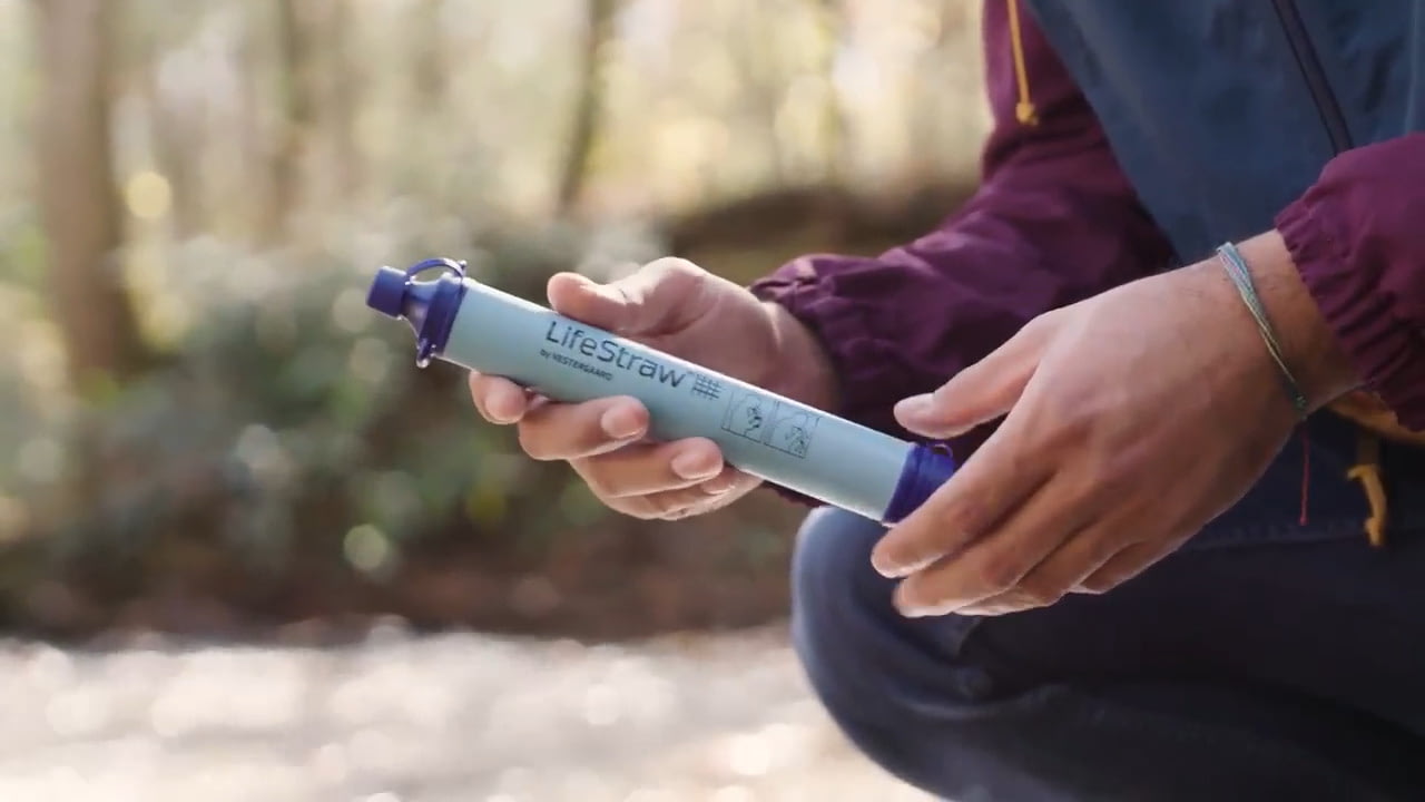opplanet lifestraw personal the straw like water filter video