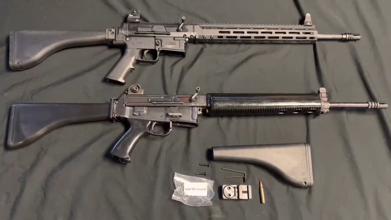 opplanet manticore arms trapdoor stock with picatinny hinge installation brn 180 ar 180 video