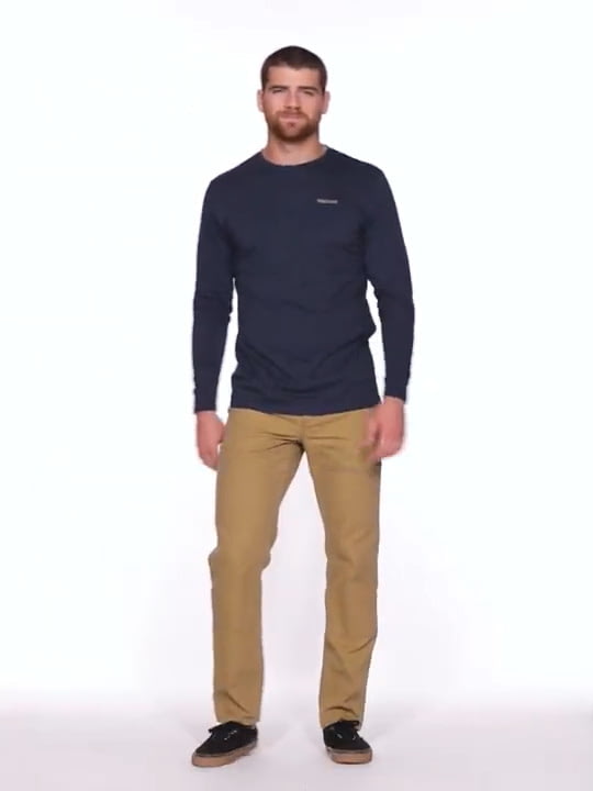 opplanet marmot mountain tee long sleeve mens video
