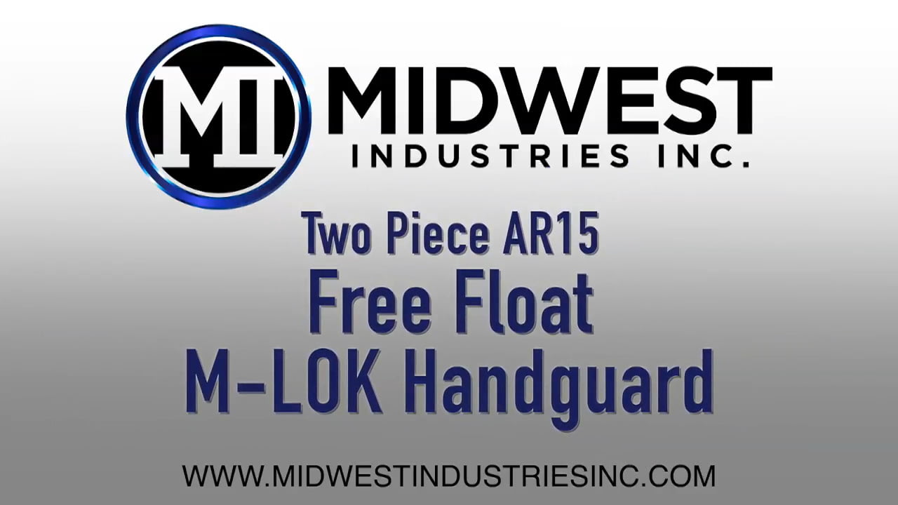 opplanet midwest industries two piece ar15 free float m lok handguard video