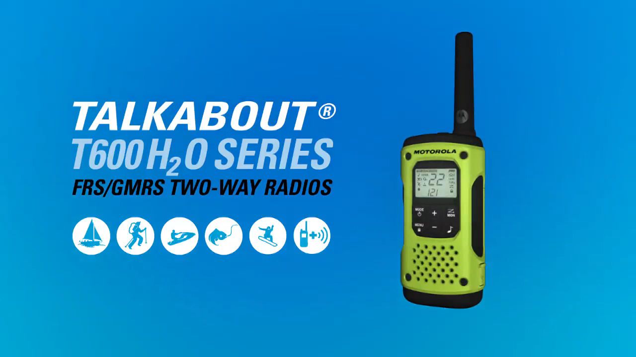 opplanet motorola talkabout t600 h2o series video