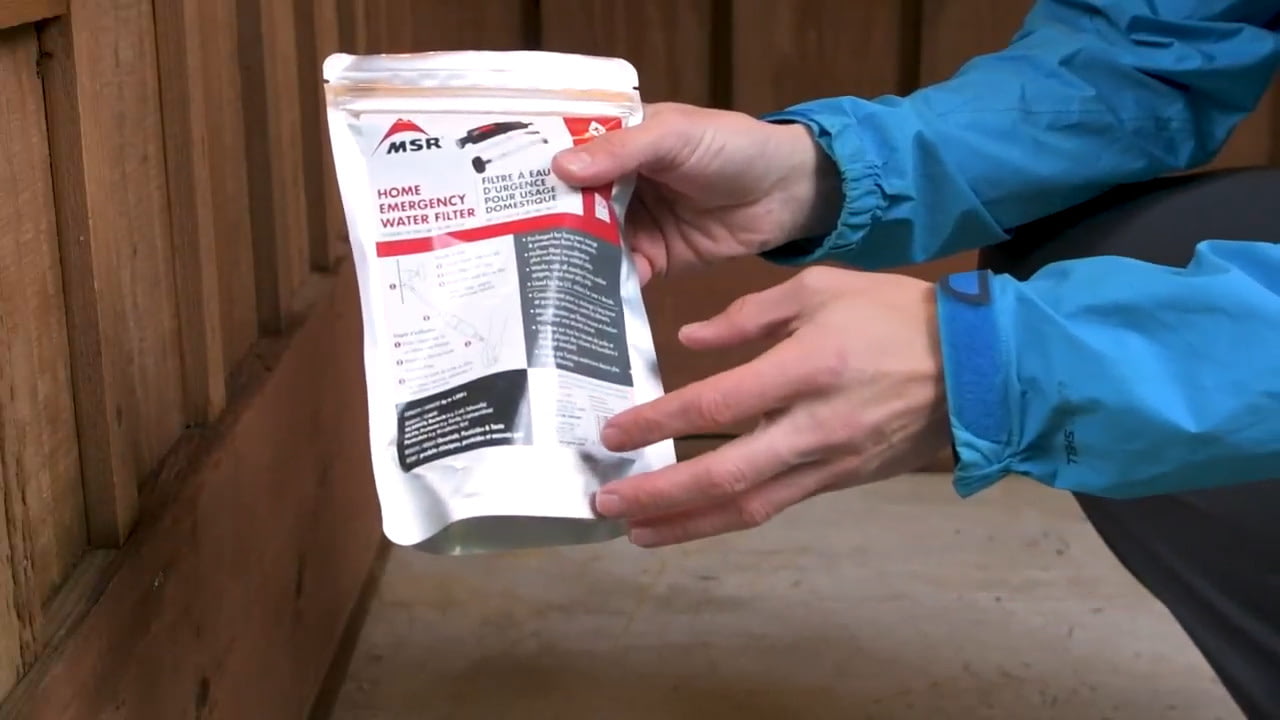opplanet msr home emergency water filter video