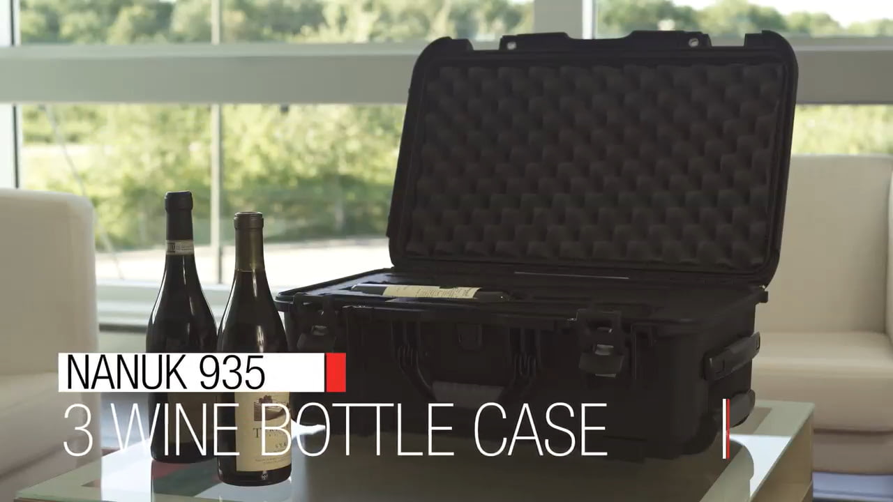 opplanet nanuk 935 for 3 wine bottles video