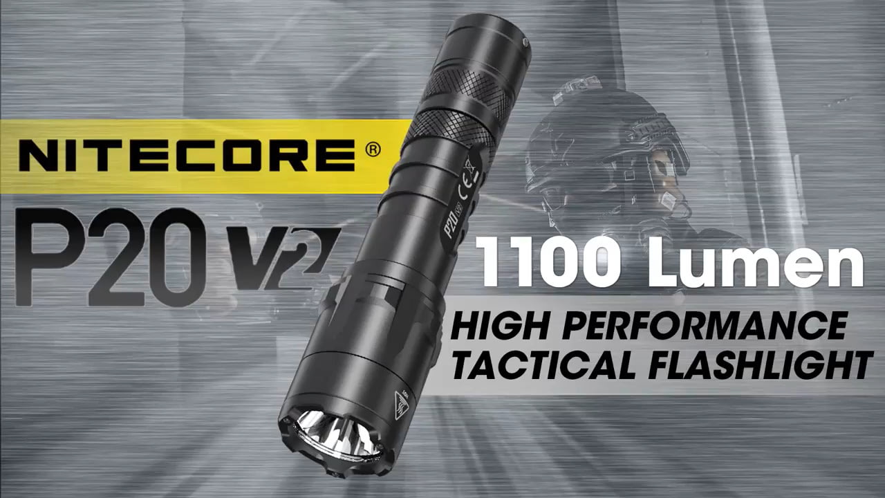 opplanet nitecore p20 v2 1100 lumen led flashlight video