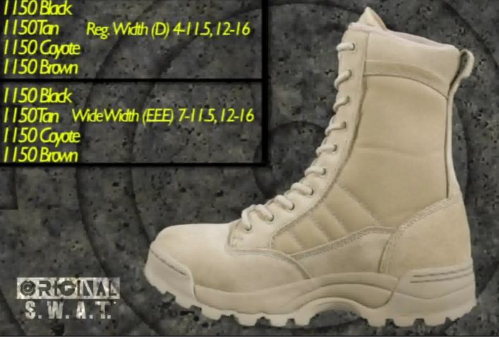 opplanet original swat 1150 classic 9 inch tactical boots