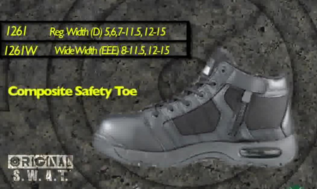 opplanet original swat 1261 air safety toe 5inch boots
