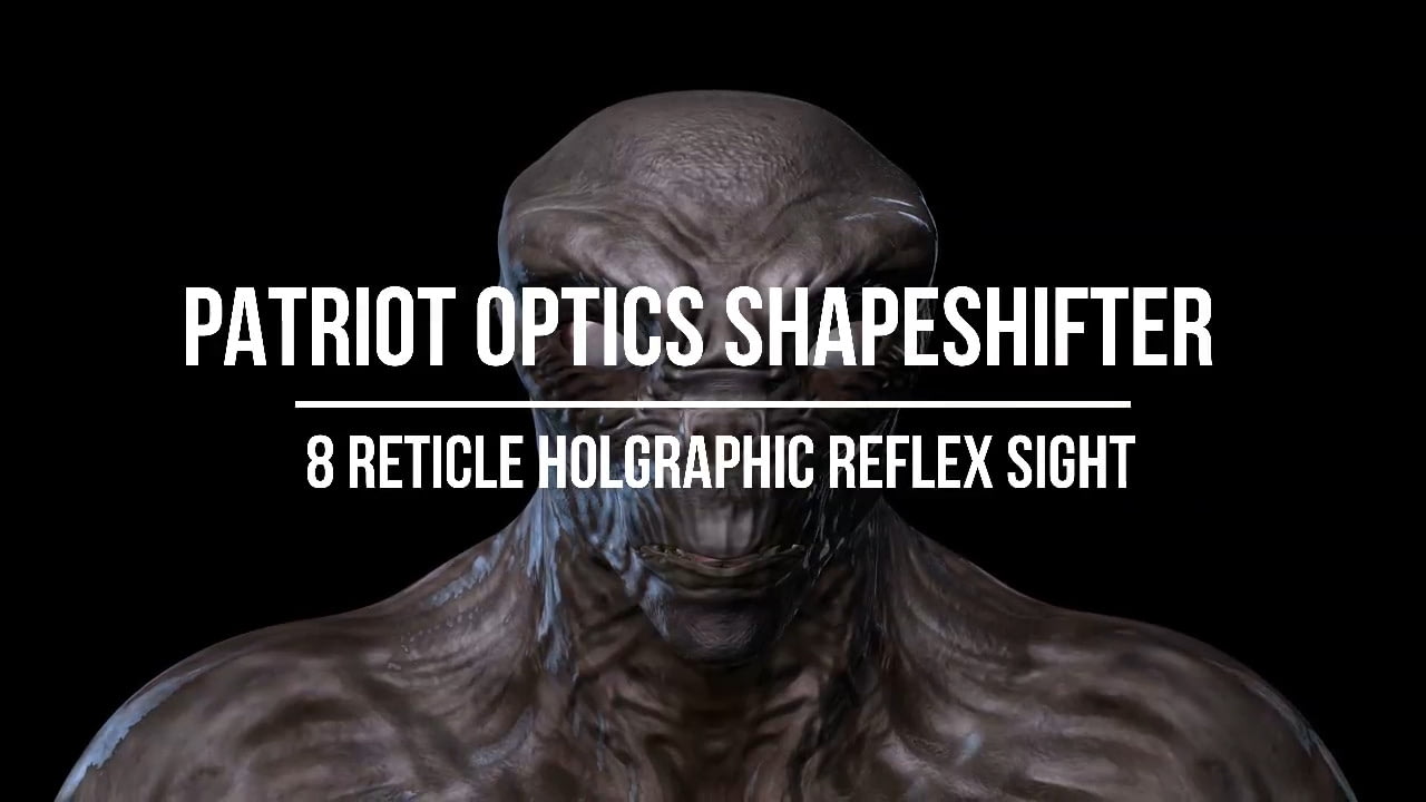 opplanet patriot optics shapeshifter 8 reticle holographic sight video
